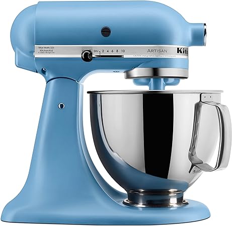 KitchenAid Artisan Series 5-Quart Tilt-Head Stand Mixer, Blue Velvet, KSM150PSVB