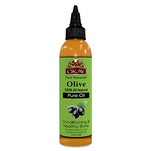 Okay 100% Pure Oil for Skin and Hair, Olive, 4 Ounce by Okay