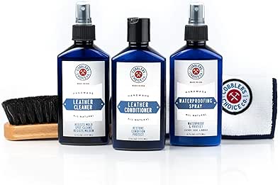 Cobbler's Choice Essential Leather Kit - Premium Shoe Care - All Natural Ingredients - Unbeatable Quality!