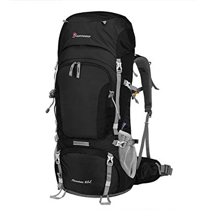 Mountaintop 60L Hiking Backpack with Rain Cover