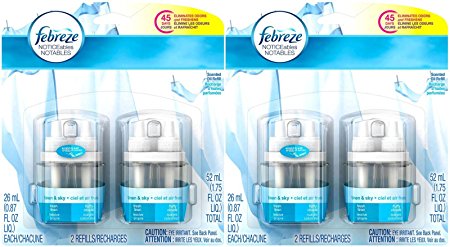 Febreze NOTICEables Air Freshener Refills - Linen & Sky - 26 ml - 2 ct - 2 pk