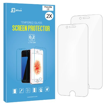 iPhone 6s Screen Protector, JETech 2-Pack 0.2mm [3D Touch Compatible] Premium Tempered Glass Screen Protector for Apple iPhone 6 and iPhone 6s 4.7" - 0803D