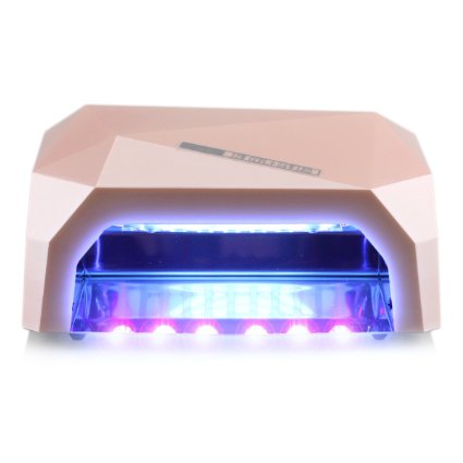 Gellen Pro 36W Nail Dryer UV LED Light / Lamp Suitable UV Gel Polish Quick Dry Home Use Manicure Machine Color Deep Peach