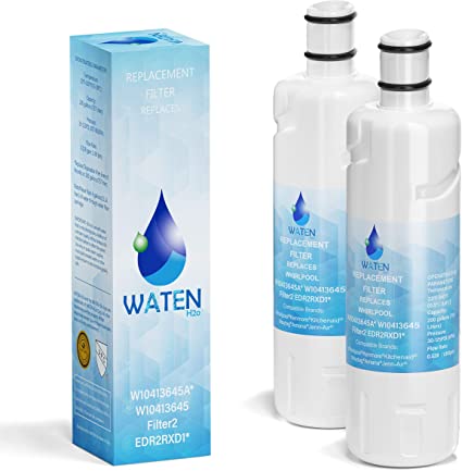 WATEN H2O W10413645A Refrigerator Water Filter Cap Compatible with EDR2RXD1 Kenmore 9082,9903,P6RFWB2 2-Pack