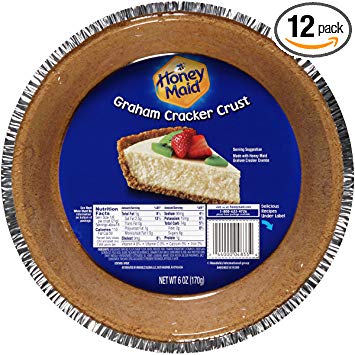 Honey Maid Graham Cracker Pie Crust, 6 Ounce, (Pack of 12)