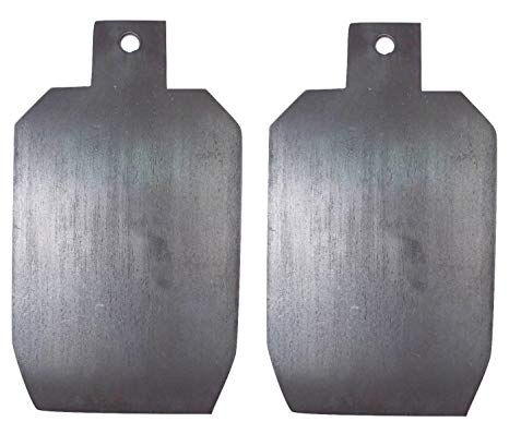 Tactical Scorpion Gear Lot Of 2 TSG-GG1712IDPA AR500 7" x 12" x 1/4 IDPA Steel Shooting Target Torso Gong Laser Cut