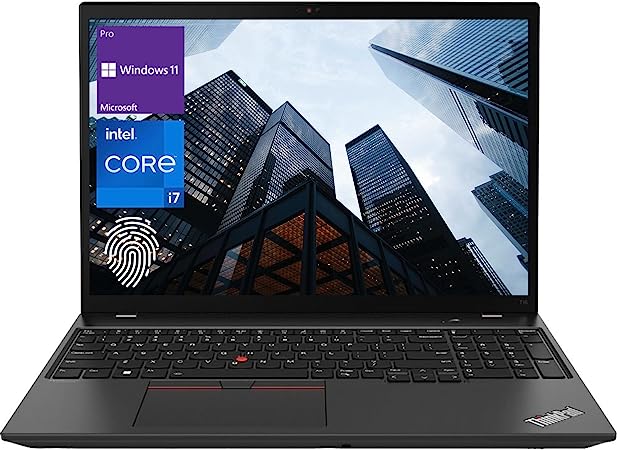 Lenovo ThinkPad T16 Gen 1 Business Laptop, 16” FHD  Screen, Intel Core i7-1260P, 40GB RAM, 1TB SSD, FP Reader, Backlit KB, HDMI, RJ-45, Wi-Fi 6, Windows 11 Pro