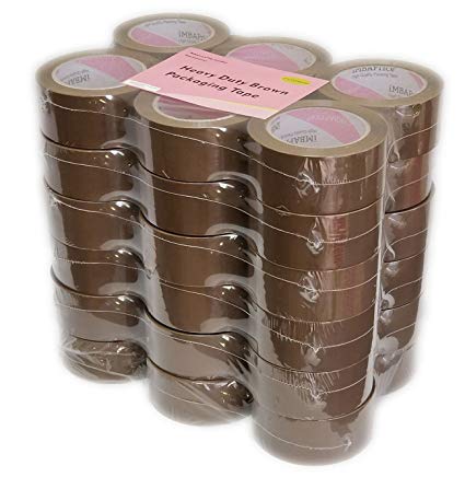iMBAPrice Sealing Tape - 1 Box of Premium (36 Roll of 110 Yards) 36x330 Feet Long 2" Wide Brown Shipping Packaging Tape