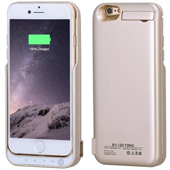 BAIDATONG i6 4500mAh iphone6 Black 4500mAh External Battery froi iphone6 4.7 for iphone 6s(Gold))