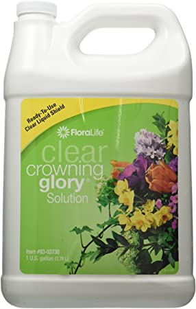 Smithers Oasis Floralife Clear Crowning Glory - 1 Gallon Lawn Garden, White