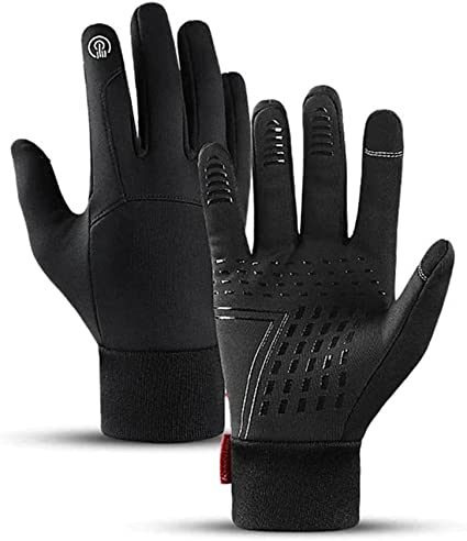 ThermoHandz - Thermal Gloves, 2023 New Thermohandz Thermal Gloves, Unisex Thermohandz Gloves Waterproof Windproof Warm Thermal Thermohandz Gloves with Touch Screen (Medium, Black)