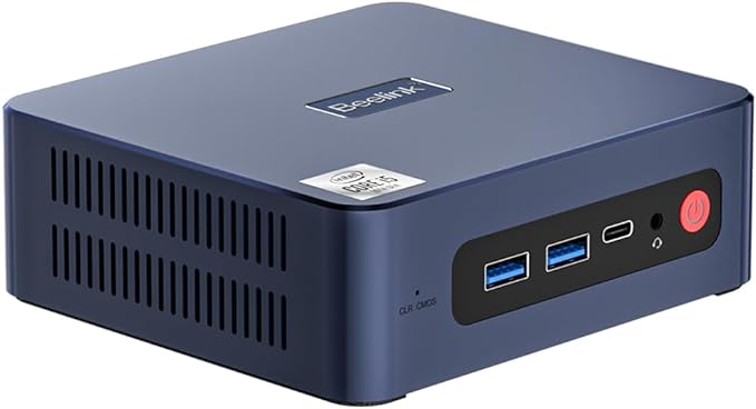 Beelink SEi10 Mini PC, intel i5-1035G7(4C/8T, Up to 3.7GHz) Processor, 16G DDR4 RAM 500G M.2 NVMe SSD, WiFi6 BT5.2, 5K@60Hz Triple Display, HDMI DP Type-C, WOL/Auto Power On