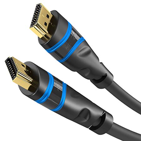 8K / 4K HDMI Cable Ultra High Speed 6 Feet Compatible with (48G, HDMI to HDMI, 8K, 4K@60HZ,1080p FullHD, UHD, Ultra HD, 3D, ARC, PS4, Xbox, HDTV) TOP Series by KabelDirekt