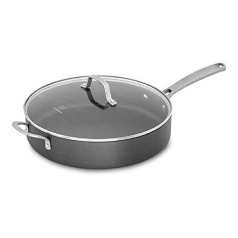 Calphalon Classic Hard anodized Dual-layer Nonstick Interior 5 qt. Covered Sauté Pan