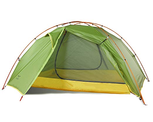 MIER 2-Person Backpacking Tent Easy Setup Lightweight Tent with Footprint, 3 Season & 4 Season Dome Tent