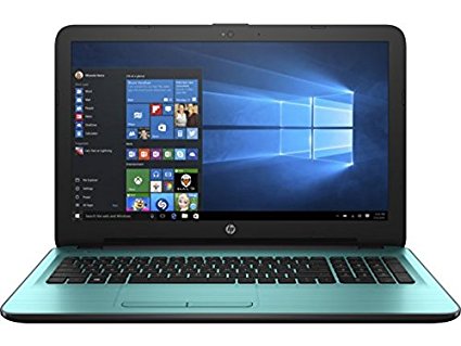 CUK HP 15z Dreamy Teal Student Notebook Computer (2GHz AMD Quad Core Processor, 8GB RAM, 128GB Solid State Drive, Windows 10) - Best Value Laptop for home use