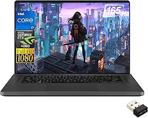 ASUS ROG G16 Gaming Laptop - 16" 165Hz FHD Display, Intel Core i7-13620H, NVIDIA GeForce RTX 4060, 32GB RAM, 1TB SSD, WiFi 6, Backlit Keyboard, Windows 11 Home, with USB WiFi Adapter