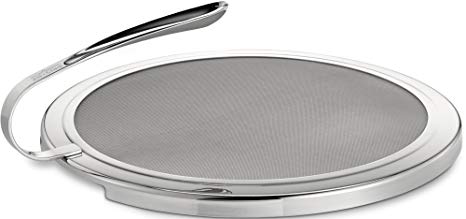 All-Clad T187 Stainless Steel Mesh Splatter Screen with Curved Handle / Cookware, 13-Inch, Silver