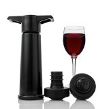 Wine Saver Vacuum Pump Includes 2 Stoppers and a Wine and Food Pairing Ebook
