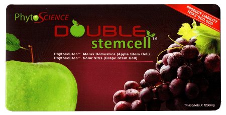 PhytoScience Double stemcell - 1 Pack (14 Sachets) - Beauty Innovations - Best Anti Aging Skin Care