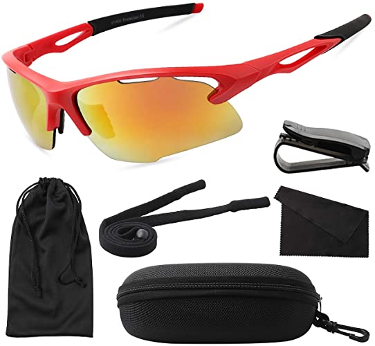 MAXJULI Sports Sunglasses for men women for Cycing Running Baseball MJ8020