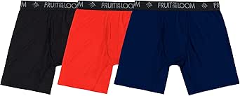 Fruit of the Loom Men's Micro Mesh Boxer Briefs