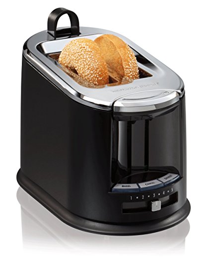 Hamilton Beach SmartToast Extra-Wide Slot 2 Slice Toaster with Tongs