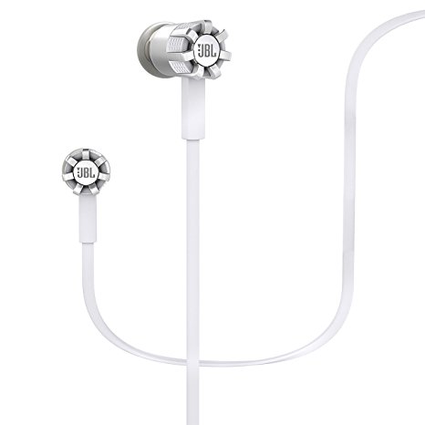 JBL Synchros S200A In-Ear Headphones with 1-Button Remote and Mic for use with Android Devices - White