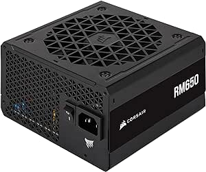 CORSAIR RM650 80 PLUS Gold Fully Modular Low-Noise ATX 650 Watt Power Supply - UK - Black