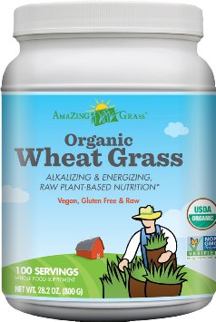 Amazing Grass Organic Wheat Grass 100 Serving, 28.2 oz. Container