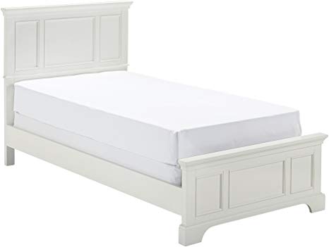 Naples White Twin Bed by Home Styles