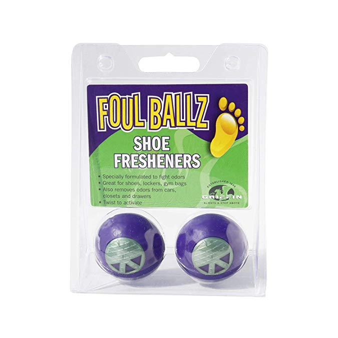 GRIFFIN Foul Ballz Shoe Fresheners - Odor Eliminator and Absorber (Deodorizer)