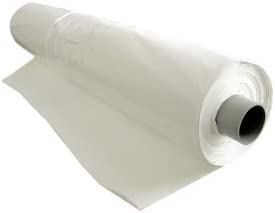 A&A Greenhouse White Plastic Film Polyethylene Covering 4 Year 6 Mil (25ft Wide X 25ft Long)