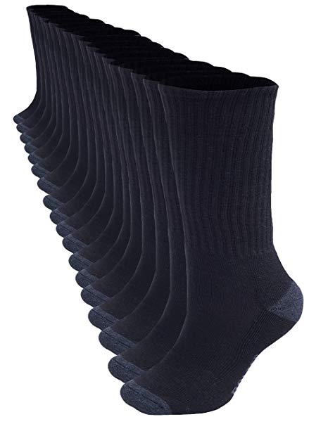 18 Pack Bolter Men's Crew Socks