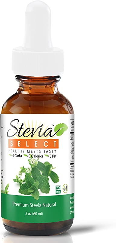 Stevia Liquid Sweet Drops-Stevia Select-Natural Sweetener Extracted from The Sweet Leaf-2 Oz Stevia Extract