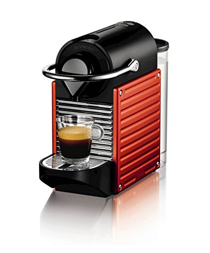 Nespresso by Krups XN300640 Pixie Coffee Machine - Electric Red