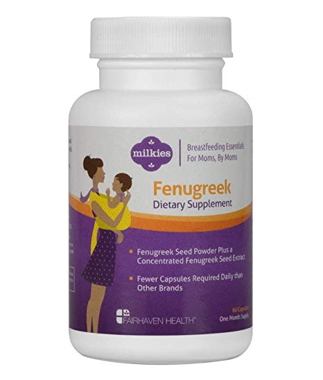 Milkies Fenugreek for Nursing Women: Organic Concentrated Formula