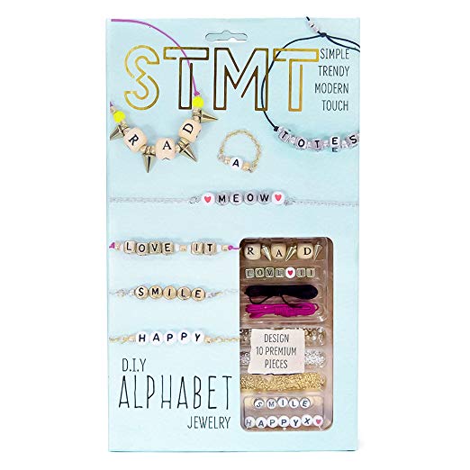 STMT DIY Alphabet Jewelry Set by Horizon Group USA