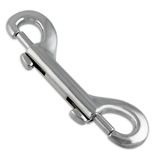 ProTool - Double Ended Snap Hook, Nickel Plated, 3 1/2" length overall