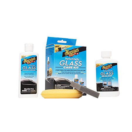 Meguiar's G8800 Perfect Clarity Glass Kit, 11 fl. oz, 1 Pack