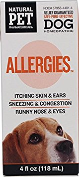 Natural Pet Pharmaceuticals Allergies Homeopathic