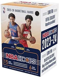 2023-24 Panini NBA Hoops Basketball Blaster Box - 90 Cards - Look for Victor Wembanyama RC!