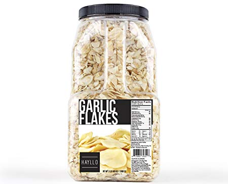 Hayllo Garlic Sliced Flakes, 3 Pound