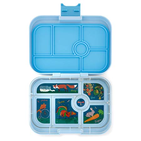 Yumbox Original Leakproof Bento Lunch Box Container for Kids (Luna Blue)