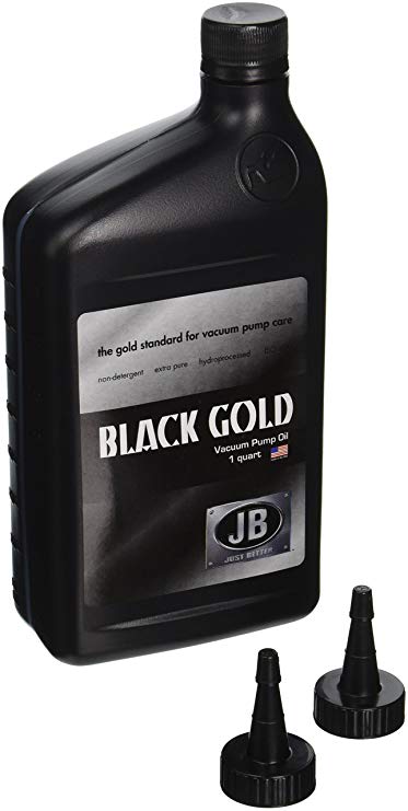 JB Industries Bottle of Black Gold Vacuum Pump Oil , 1 quart