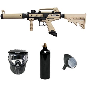 Tippmann Cronus Paintball Marker Gun -Tactical Edition- Tan Basic Package