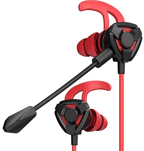 Leoie Gaming Earphone for Pubg PS4 CSGO Casque Games Headset 7.1 with Mic Volume Control PC Gamer Earphones G9 red