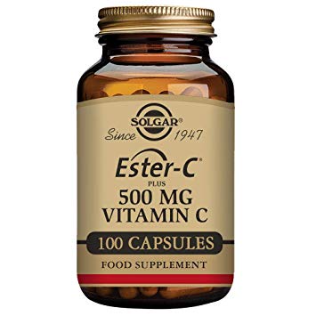 Solgar - Ester-C Plus Vitamin C (Ester-C Ascorbate Complex) 500 mg, 100 Vegetable Capsules