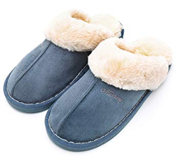 Haloyo Womens Slipper, Fluffy Slip On House Women Slippers Clog Soft Indoor Outdoor Slipper for Winter