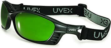 UVEX by Honeywell S2607XP Uvex Livewire Sealed Safety Eyewear with Matte Black Frame, Shade 3.0 Lens Tint, UV Extreme  and Anti-Fog Lens Coating